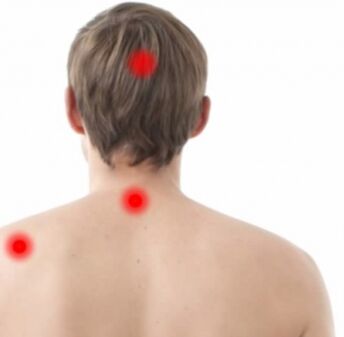 Osteochondrosis -Scheinwerfer